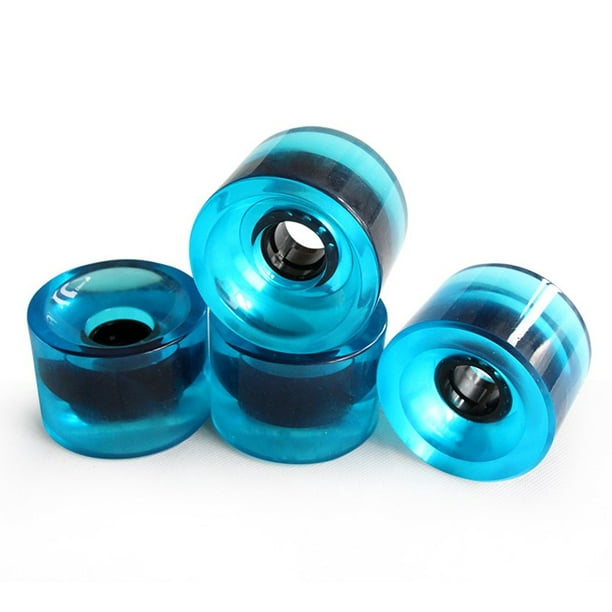 Details about   Accessories Skateboard wheels 4pcs Sports PU Street skate 70x51mm Roller 